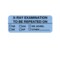 Nevs Information Labels - X-Ray Examination 5/16" x 1-1/4" Blue w/Black X-4399 - alternate 1